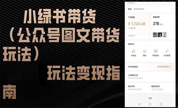 （三网4880期）小绿书带货