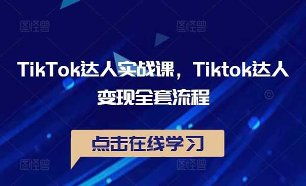 （三网4994期）TikTok达人实战